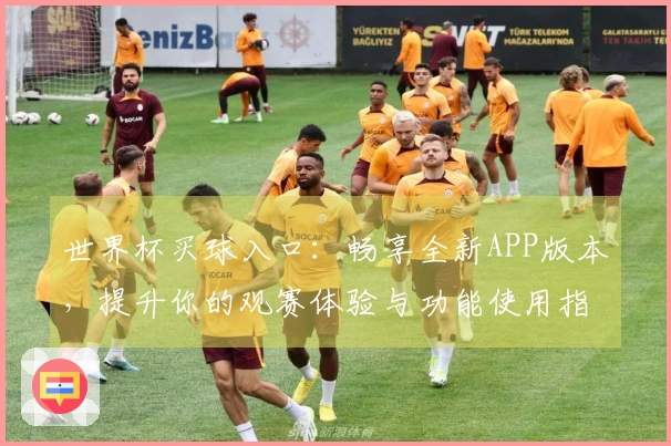世界杯买球入口：畅享全新APP版本，提升你的观赛体验与功能使用指南