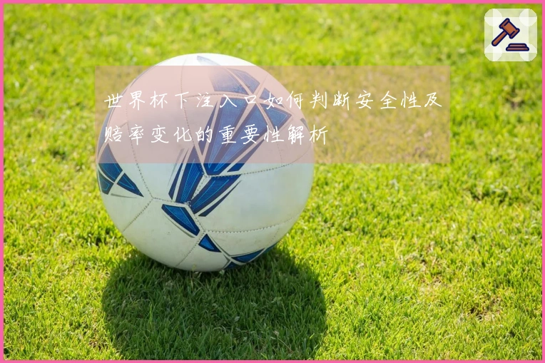 世界杯下注入口如何判断安全性及赔率变化的重要性解析