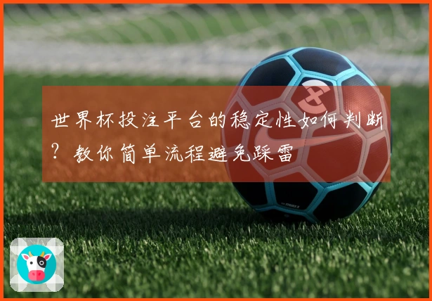 世界杯投注平台的稳定性如何判断？教你简单流程避免踩雷
